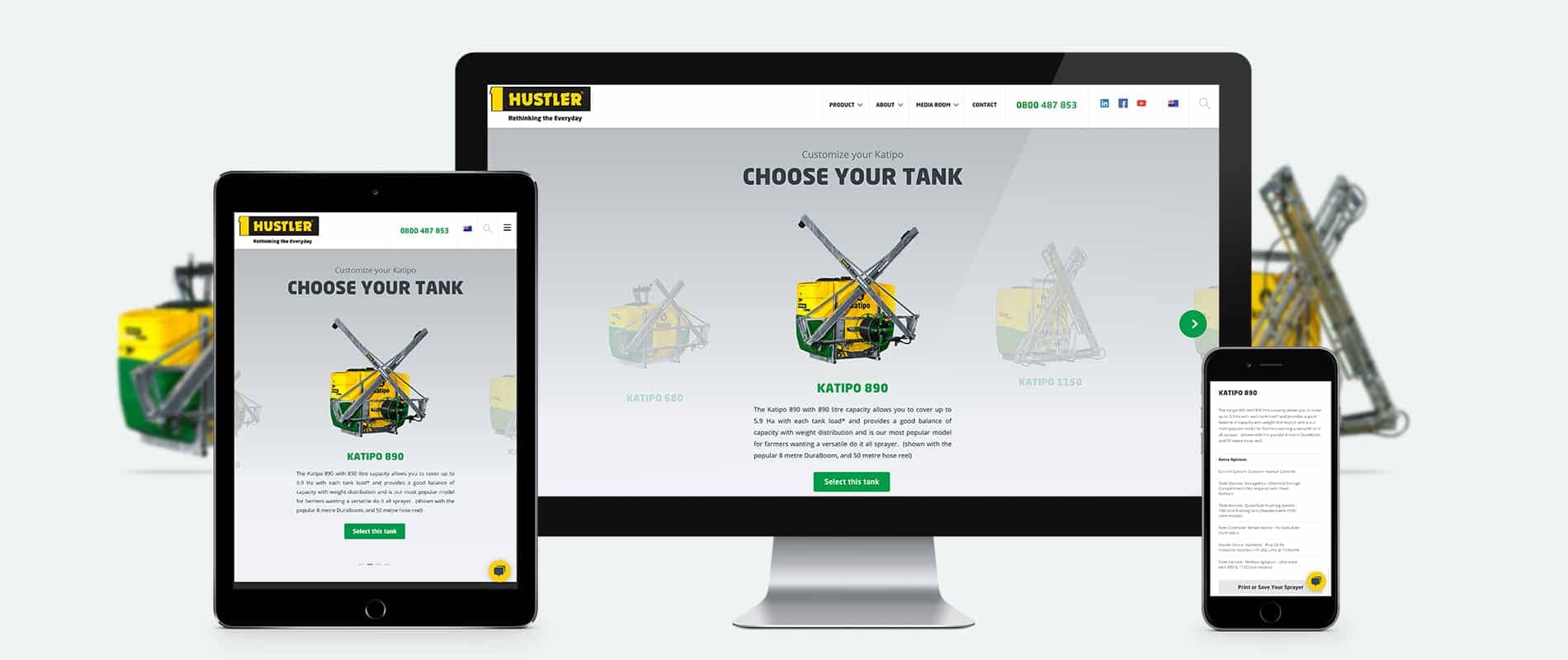 Web App Development | Hustler Equipment | Mogul