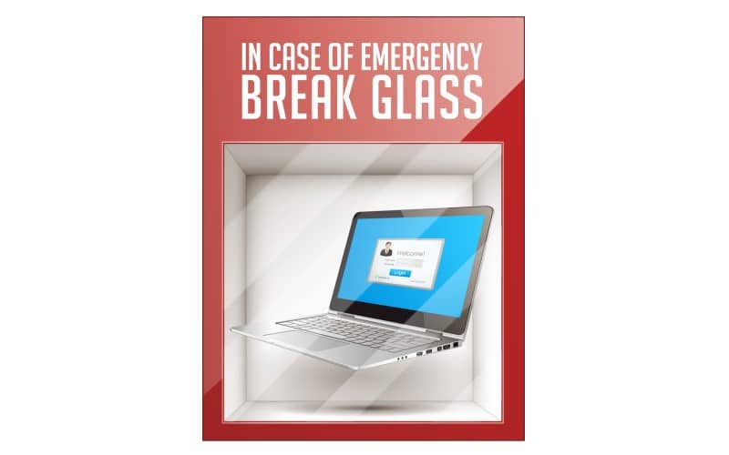 In case of emergency, break glass and remove broken link entirely.